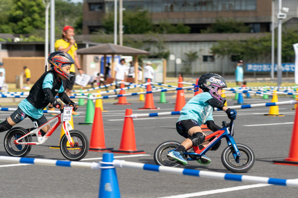 ランバイクレースに参戦